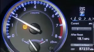 Индикатор низкого давления в шинах на Toyota Highlander 2016 года ⚠️