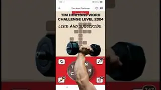 Tim Hortons Word Challenge Level 2324 #timhortons #free #contest #coffee #tea #donut
