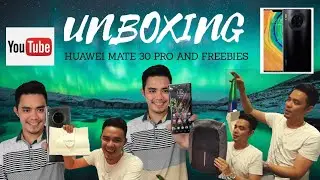 Huawei Mate 30 Pro UNBOXING and Freebies | vlog 4 by Rey Mark Bonethag