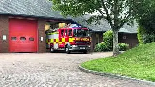 *TANNOY* Clitheroe's Pump turnout from Blackpool Fire Station | Lancashire Fire & Rescue Service