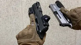 [4k] Sig Sauer P320 Pro Cut & P229 Elite Stainless Steel Airsoft GBB VFC M18 시그에어