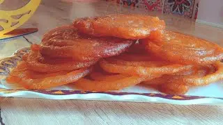 زلابية بدون غلوتين❤️وبوقالة هيا أنو وعقدو أصدقائي الحلوين 😍صح فطوركم ربي يتقبل 🤲