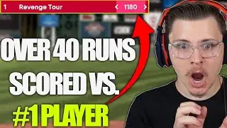 Over 40 RUNS Scored Vs. #1 Player | Game of the YEAR | MLB The Show 22