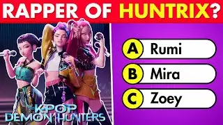 KPop Demon Hunters Movie Trivia Quiz Challenge #4 🔥👑 ~ Huntrix, Saja Boys, Rumi, Mira, Jinu, Joey