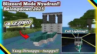 Berhasil‼️Mencoba membuat Blizzard audio mode nyadran balongdowo di Minecraft🤩