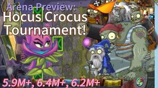 PVZ2 Arena Preview: Hocus Crocus Tournament! 🌸✨ (6.4M+ High Score!)#pvz2 #plantsvszombies #pvz