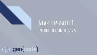 Introduction to Java (1)