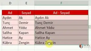 EXCEL-OTOMATİK DOLDURMA (ÖZEL LİSTELER-HIZLI DOLDURMA)