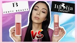 FENTY BEAUTY - GLOSS BOMB VERSUS ITALIA DELUXE - THIRSTY POUT | LA MISMA FÓRMULA!!???