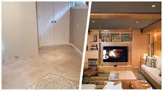 75 Basement With Brown Walls And No Fireplace Design Ideas You'll Love 🌈