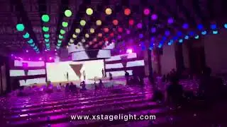2018 new arrivals DMX Stage LED Kinetic Lifting Ball Led Ball Light For Decoration