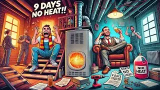 9 DAYS & NO HEAT! TENANT NOT HAPPY-REAL TALK! #diy #hvac #furnace