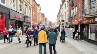 Travel video :London Walk |Relaxing Best Tourist Walking tour in Derby park and shop London [4K HDR]