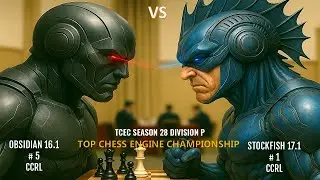 STOCKFISH DESTROYS OBSIDIAN WITH AN EPIC DUMMY! | TCEC SEASON 28 --DIV P - AUGUST 2025