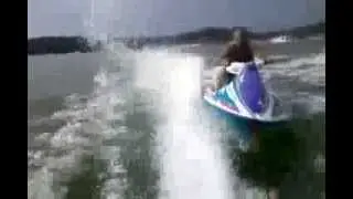 Mike Kapcheck Towing Kevin White on Lake Allatoona with Yamaha 800R