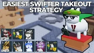 EASIEST SWIFTER TAKEOUT STRATEGY | Gubby Tower Defense
