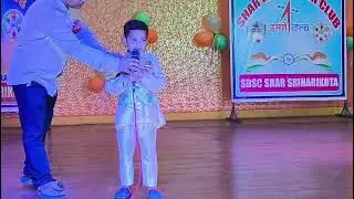 The first on stage performance by my little son Advik.. 