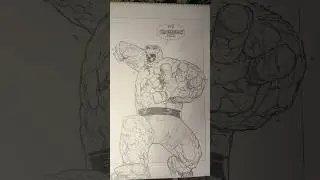 The thing drawing #marvel #pencildrawing #art #comicart