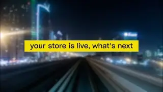 Your store is live, what's next?