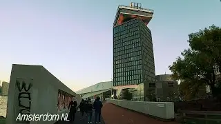 Traveling by FREE ferry from Amsterdam central to Amsterdam Noord