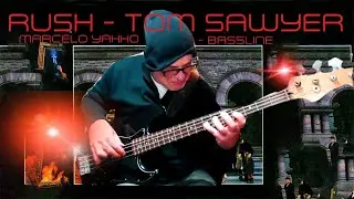 TOM SAWYER  - RUSH- BASSLINE#Rush #TomSawyer #BassCover #BassPlayer #ProgressiveRock #ClassicRock