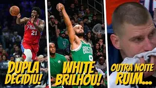 D.White BRILHA contra o Knicks - Embiid e Maxey DECIDEM - Denver PERDE em outra noite RUIM de Jokic
