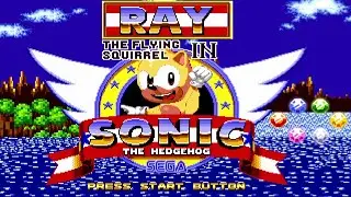 Ray the Flying Squirrel in Sonic The Hedgehog ✪ Gameplay