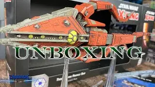 Trident Class Assault Ship Unboxing - X-Wing Clone Wars Huge Ship Expansion