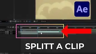 How to Split/Trim Clips in After Effects (Quick & Easy Tutorial)