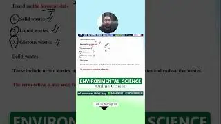 Classification of wastes 🌍Environmental Science👉UGC NET | GPCB | CPCB | HPSC | All Evs. Exam | RSPCB