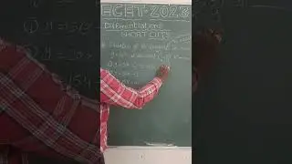 Differentiation Short Cut for Ecet 2023 ||Trick-4