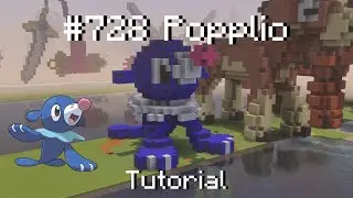 How to build a Pok&eacute;mon popplio in Minecraft (Tutorial)