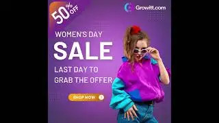 Women's Day Sale FLAT 50% OFF - Last Chance | Growitt.com