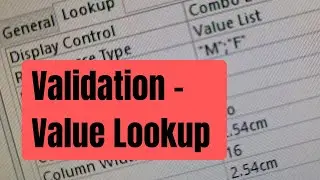 MS Access 2016 Validation - Value Lookup