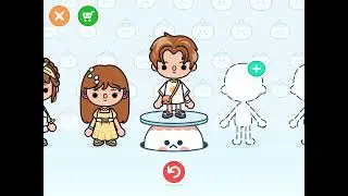 Making a family in toca boca 😀