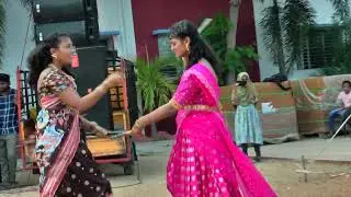 Dance by NLF 10th Class Girls in Dasara Celebrations at New Little Flower SeniorSecondarySchool,Wyra