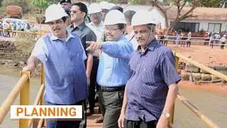 Construction of New 8 Lane Zuari Bridge