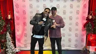 Nelly Backstage at Jingle Ball