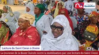 La jeunesse de la Basse Guin&eacute;e ouvre la mobilisation par une lecture du Saint Coran prevu demain.