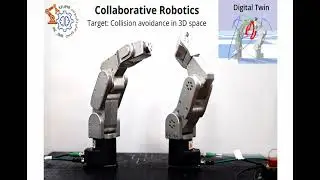 Collaborative Robotics with collision avoidance and coordination under ML-BiRRT in 3D space.