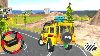 Drive suv jeeps on offroad driving tracks of offroad jeep driving games