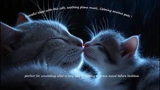 🔴🐾 Relaxing Sleep Music for Pets and Owners 🐶🐱 | Calm Instrumental for Deep Pet Relaxation!