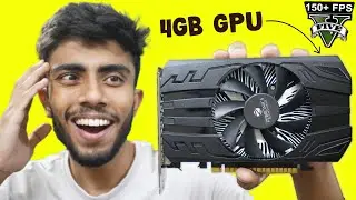 CHEAPEST 4GB GPU For Gaming!(DDR5) 🤩 Normal PC Into Gaming PC - GTX 1050Ti