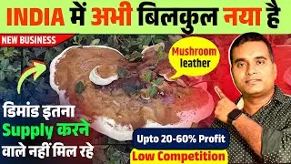 INDIA में कम लोग जानते हैं ये बिज़नेस | Mushroom to Leather | New Business Ideas 2025