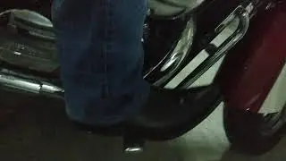 My Sendra Boots over my Honda Shadow 08