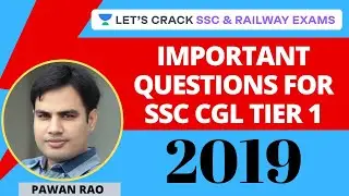 Most Important Maths Questions | SSC CGL 2019 Tier 1 | Pawan Rao