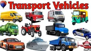 20 Vehicles with Sounds |20 Transport Names for Children | Vehicles Vocabulary #educationalvideo