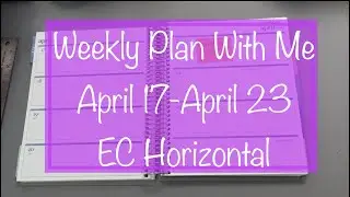 Plan With Me: Erin Condren Horizontal Planner