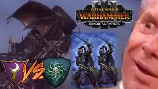 Queen BESS & THE SHADES | Vampire Coast vs Dark Elves - Total War Warhammer 3