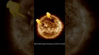 Корональная дыра и корональные выбросы массы‼️